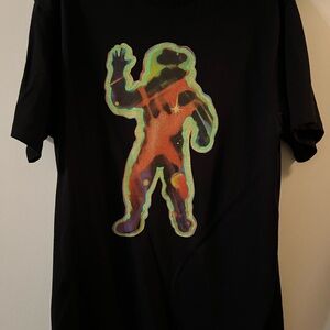Billionaire Boys Club Black Tee with Multicolor Astronaut